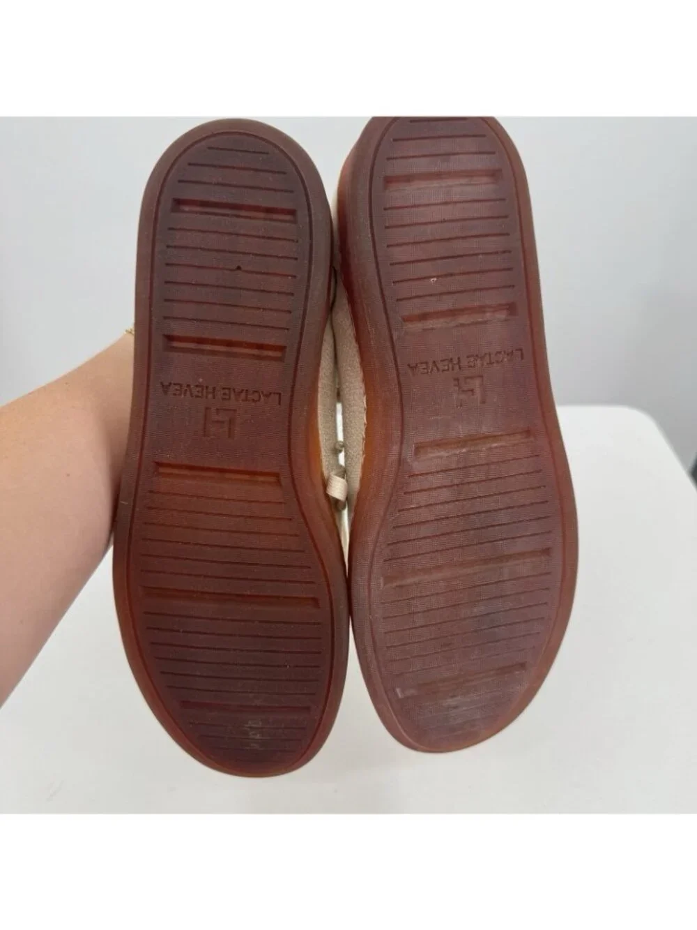 Everlane Tread Bare Sneaker size 10 Women's in Canvas Natural Lace-up Shoes